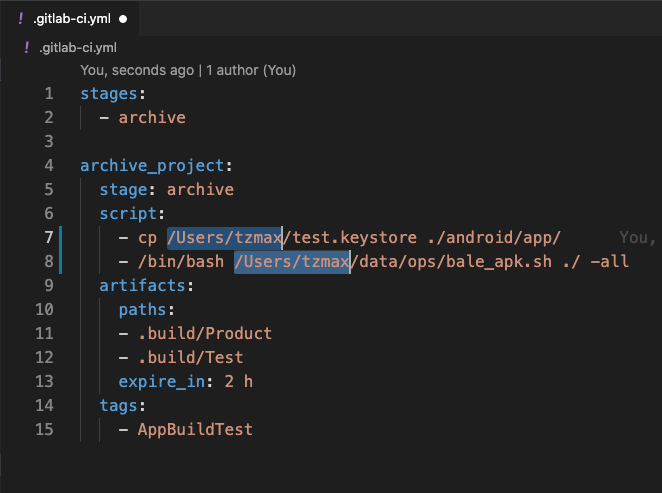 GitLab CI 配置 React Native 自动构建打包 Android APK-天真的小窝