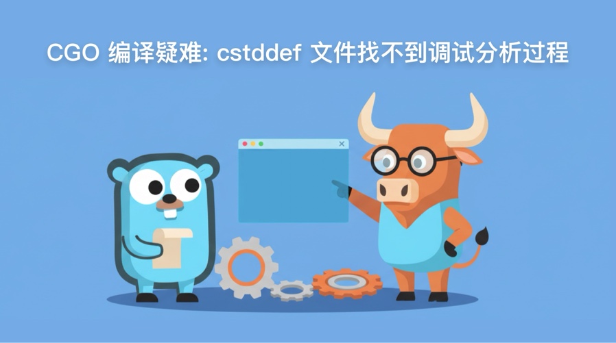 CGO 编译疑难: cstddef 文件找不到调试分析过程